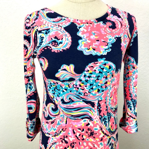 Lilly Pultizer Linden Navy Halibut Dress - Picture 3 of 8